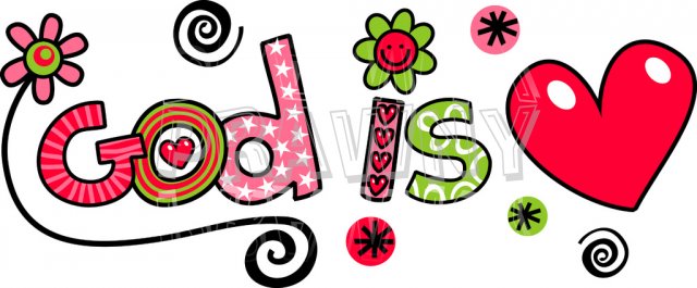 640x265 God Is Love Clipart