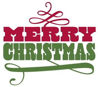 314x280 Merry Christmas Clip Art Words Happy Holidays!
