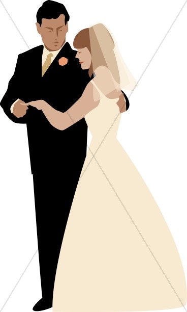 368x612 Wedding Couple Silhouette Clip Art