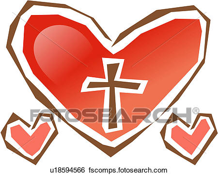 450x362 Clip Art Of Agape, Christianity, Love, Heart, Religion, Object