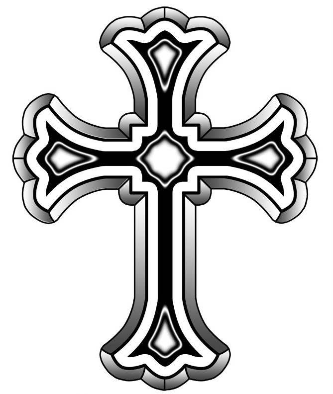 669x793 Gothc Clipart Christianity Cross