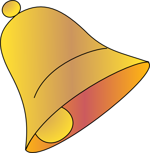 582x595 Christmas Bell Clip Art