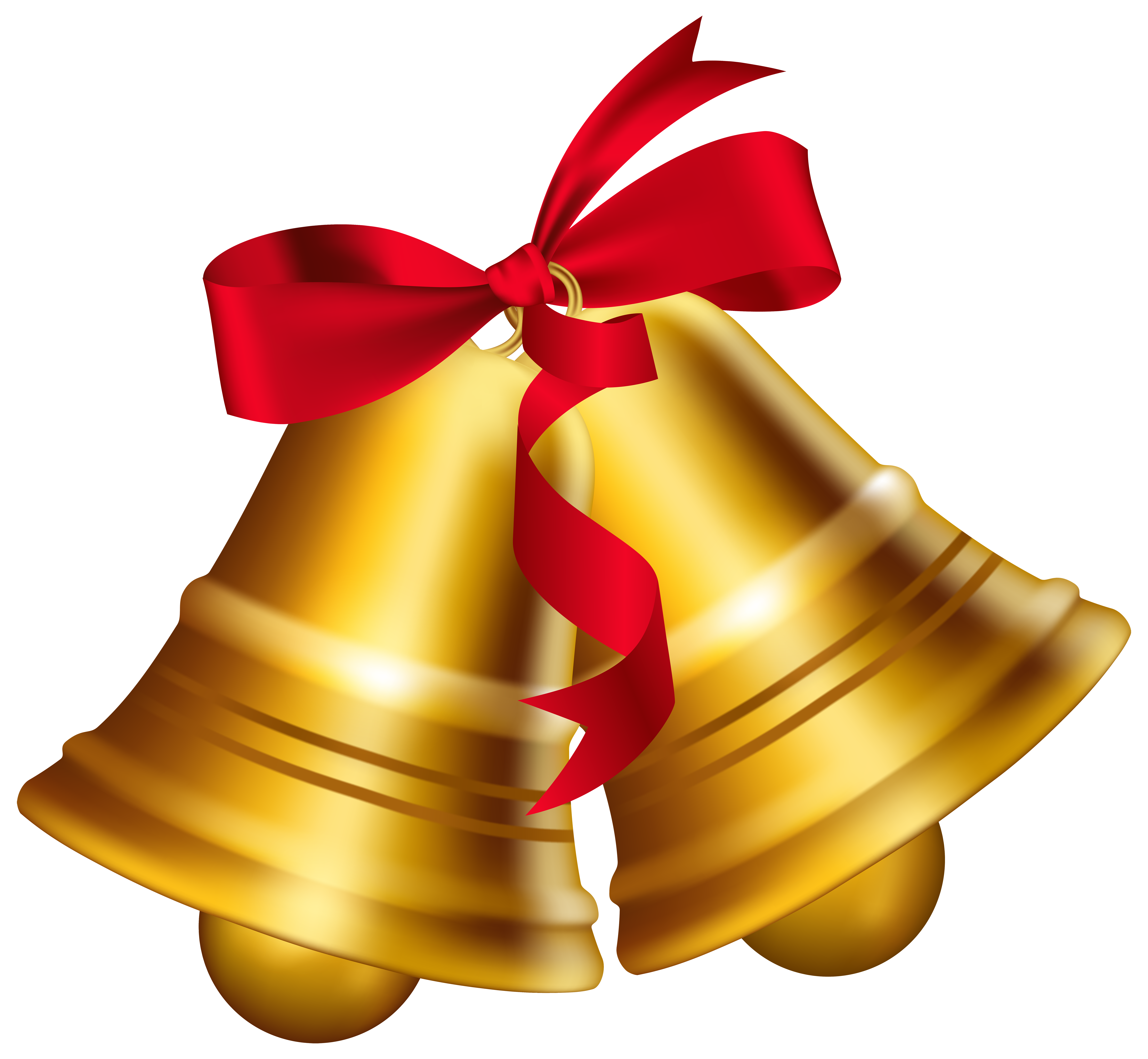 7000x6457 Christmas Bells With Bow Png Clip Art Imageu200b Gallery