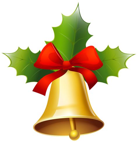 474x486 Golden Christmas Bell Png Clipart Image