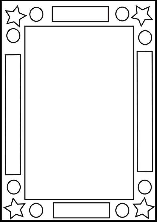 599x846 The Best Page Borders Ideas Doodle Borders