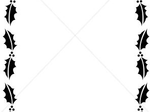 296x220 Black White Christmas Borders Letters. Printable Clip Art Fathers