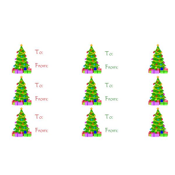 600x600 How To Create Christmas Tree Gift Tags In Word