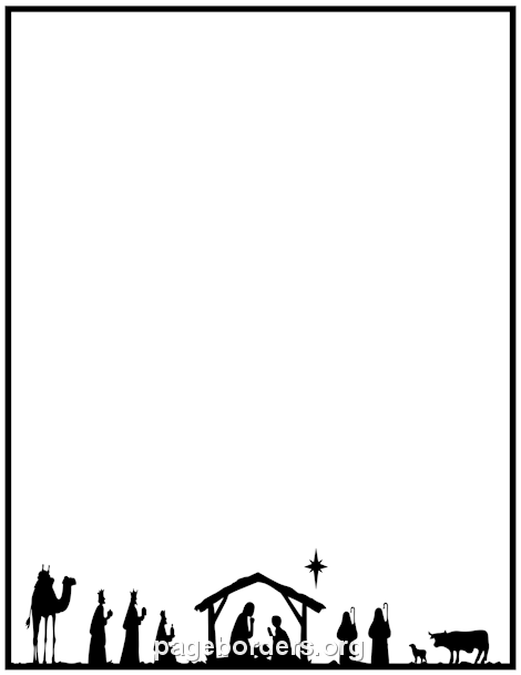 470x608 Microsoft Word Nativity Border Merry Christmas Amp Happy New Year Arts