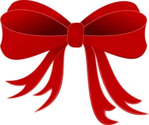 300x252 Red Bow Clip Art