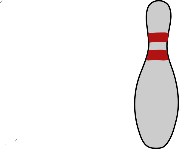 600x500 Bowling Clipart Border