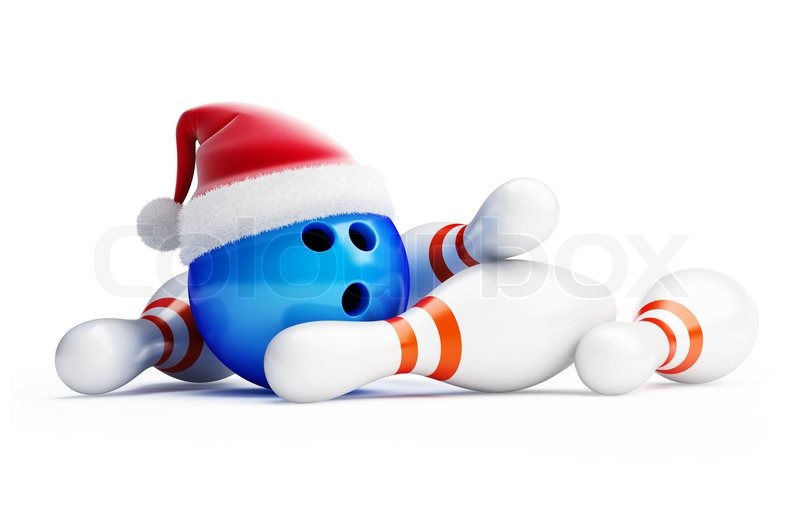 800x518 Christmas Bowling Clipart