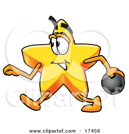 450x470 Clipart Picture Of Bowling Ball Mascot Cartoon Character