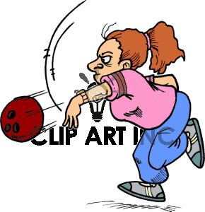 290x300 Funny Bowling Christmas Clipart
