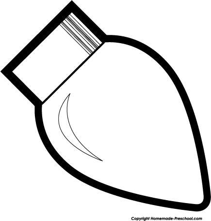 435x456 Christmas Light Clip Art Bulb