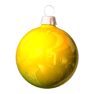 300x300 Christmas Ornaments Clipart Gold