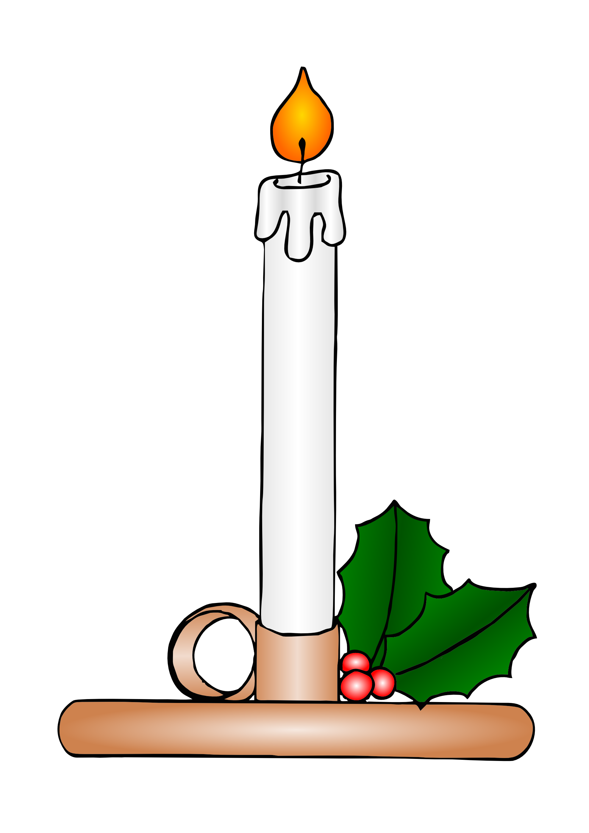 1979x2799 Candle Vector Clipart 2