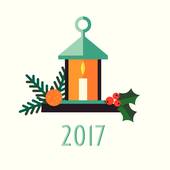 170x170 Christmas Candle Clip Art