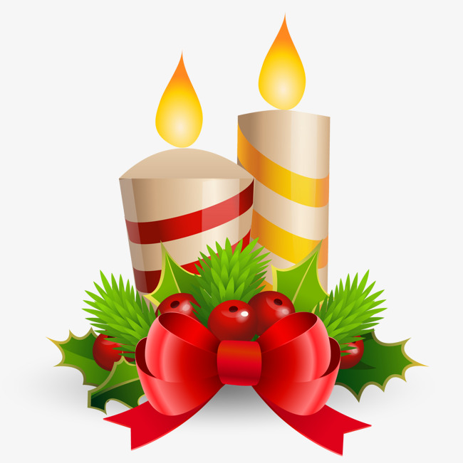 650x651 Christmas Candles Vector, Christmas Beautiful Candle, Christmas