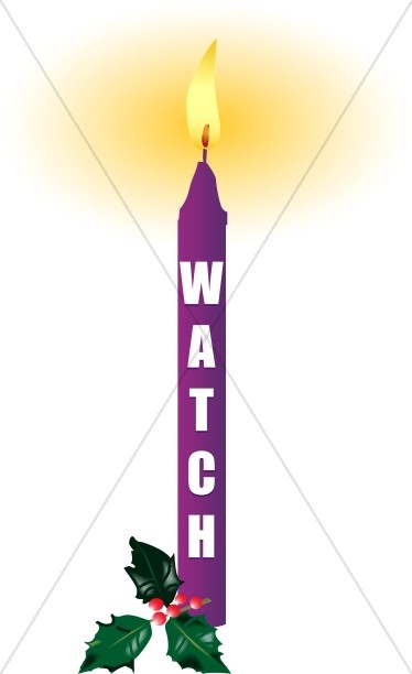 374x612 Word Art Christmas Candle Clipart Advent Clipart