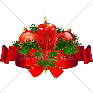 325x325 Christmas Candle Background Gl Stock Images