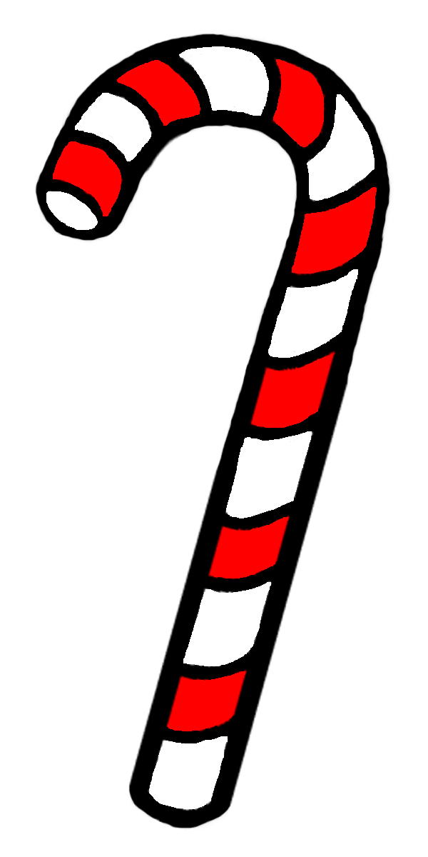 Christmas Candy Cane Clipart
