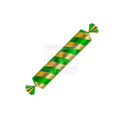 400x400 Striped Christmas Candy Royalty Free Vector Clip Art Image