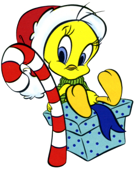274x341 Tweety Bird Candy Cane We Wish You A Merry Christmas