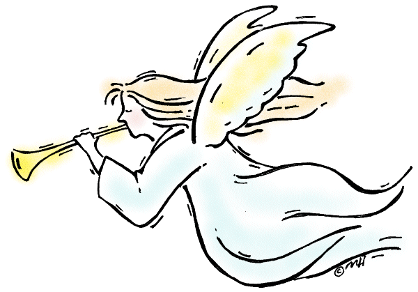 600x419 Christmas Angel Clipart Free Images