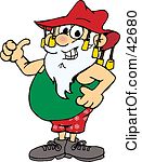 131x150 Aussie Santa Clipart