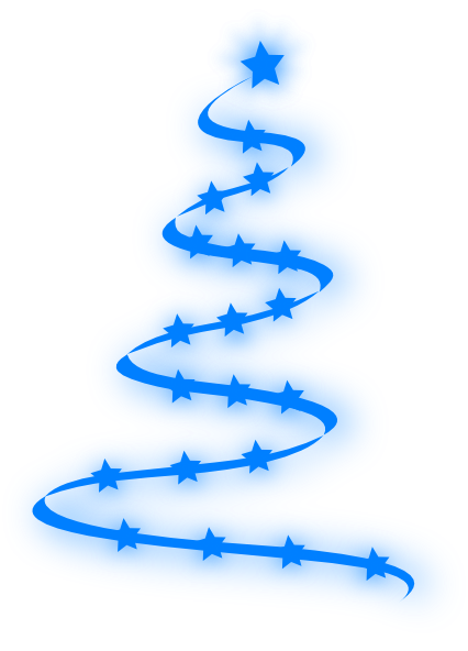 426x592 Gold Christmas Tree Clip Art