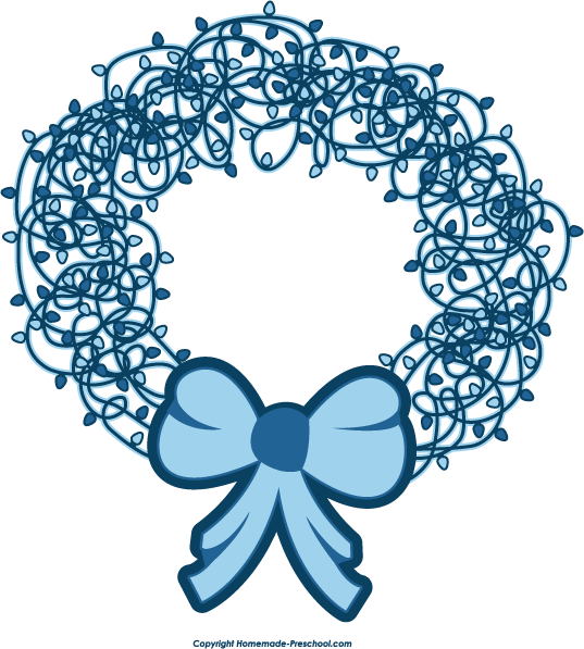 537x597 Light Clipart Blue Christmas