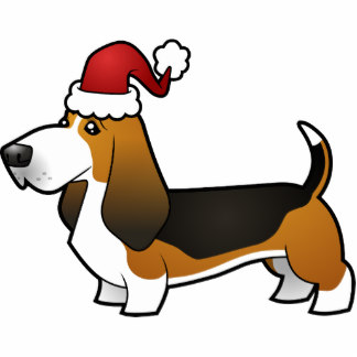 324x324 Basset Hound Clipart Christmas