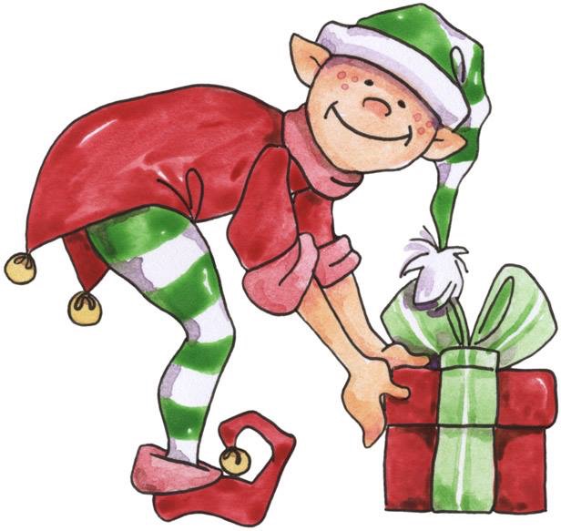 616x583 Elf And Present Christmas Elves, Clip Art And Rock