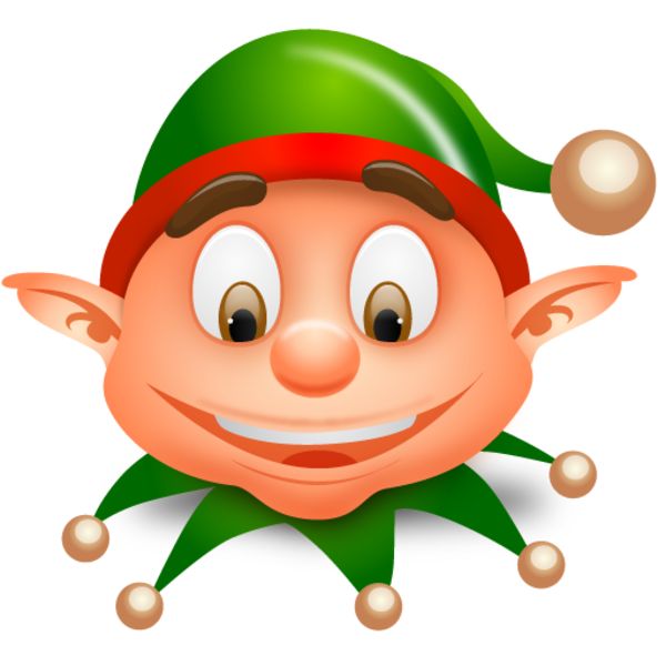 600x600 Elf Clipart Shocked