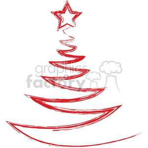 300x300 Royalty Free Christmas Tree Logo Design 383698 Vector Clip Art