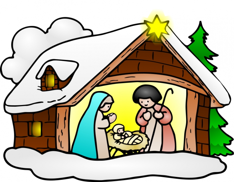 820x638 Nativity Clip Art Free Clipartscotop 10 Png Religious Christmas