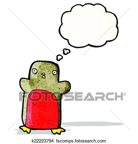 450x470 Clipart Of Funny Christmas Robin Cartoon K22223794