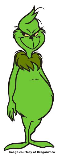 188x518 Smile Clipart Grinch