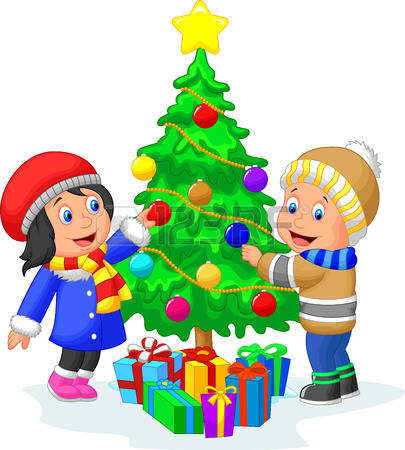405x450 Christmas Decorations For Kids Clipart