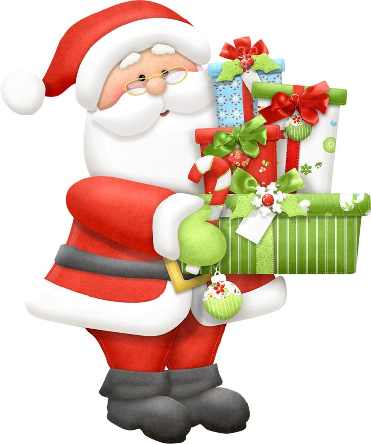 736x879 Meeting Santa Santa Claus Clip Art Merry Christmas Amp Happy New
