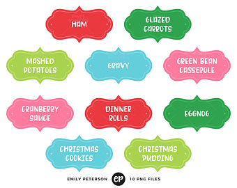 340x270 Clipart Labels Etsy