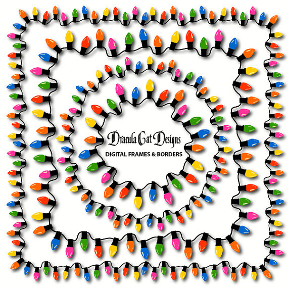 570x570 Christmas Lights Border Clipart Clipart Panda