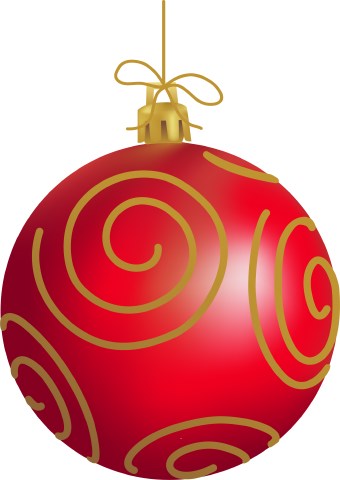 340x480 Christmas Ornaments Picture