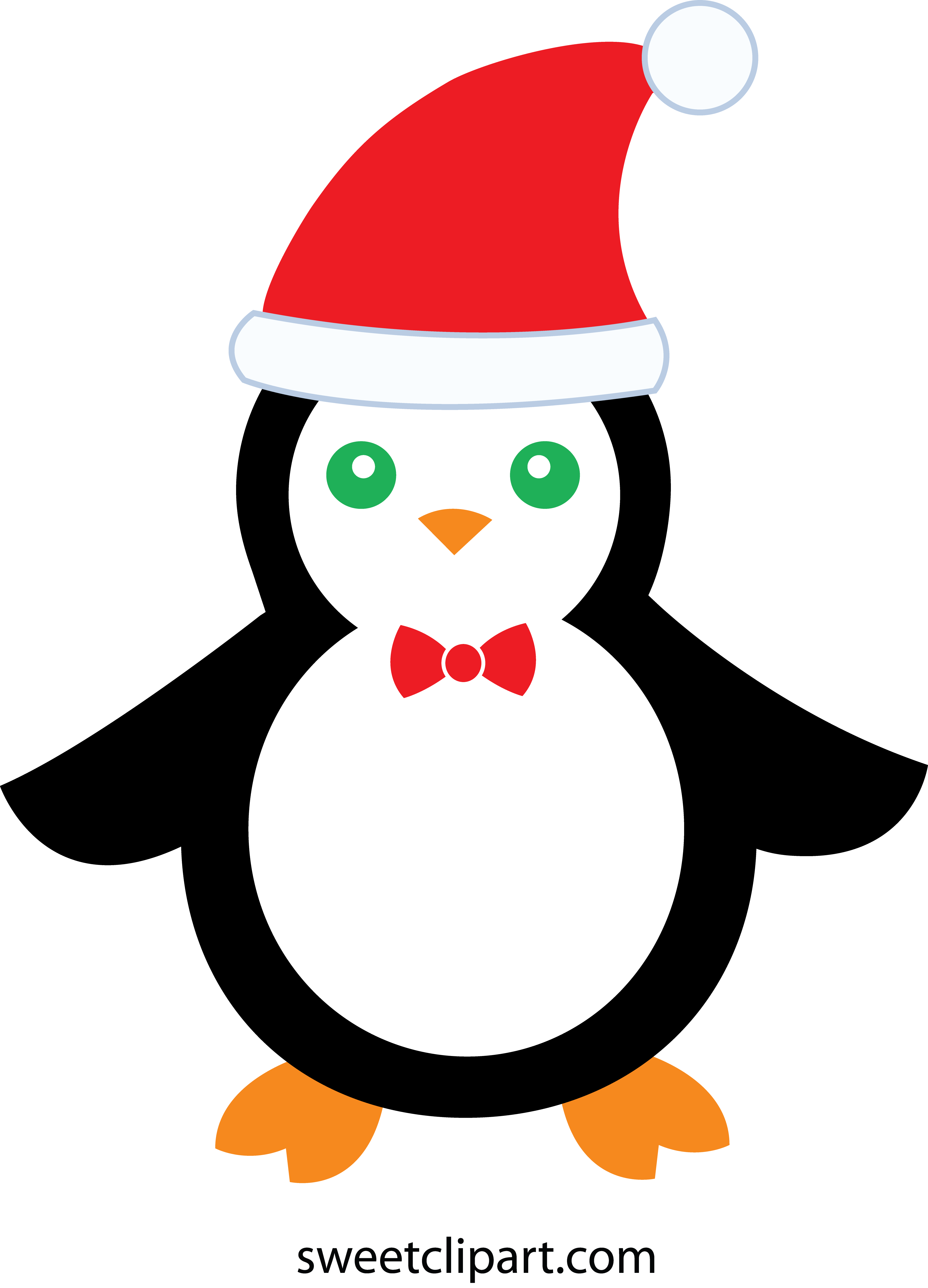 3923x5446 Cute Christmas Penguin