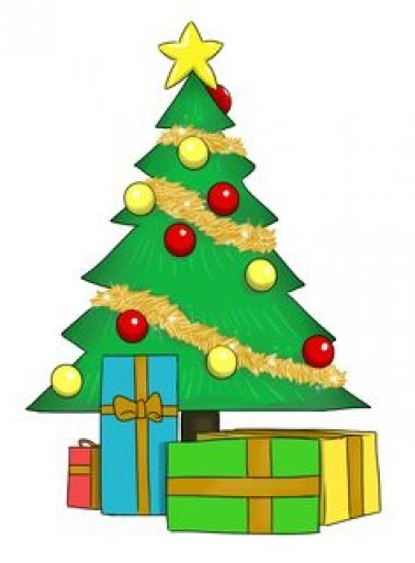 378x513 Christmas Tree With Presents Clip Art Find Craft Ideas