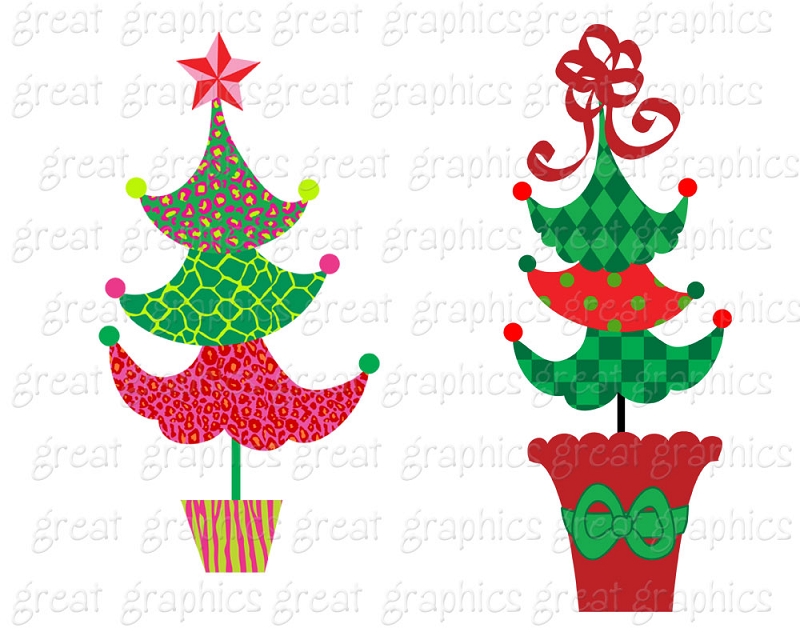 800x640 Printable Christmas Tree Clipart