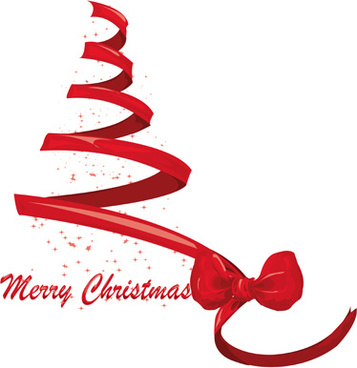 357x368 Christmas Ribbon Free Vector Download (10,382 Free Vector)