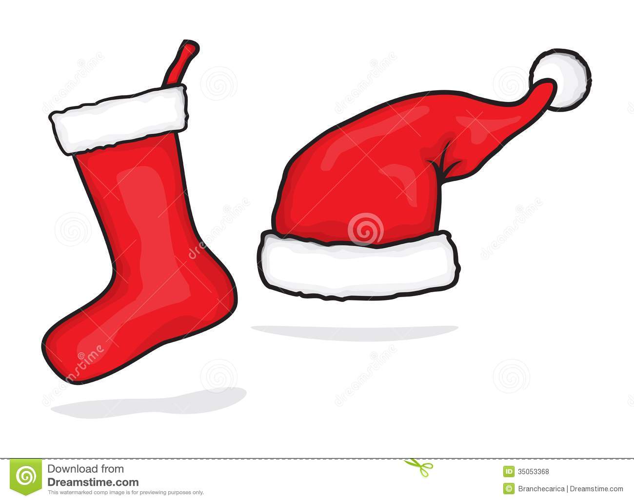 1300x1029 Santa Hat Christmas Stocking Clip Art Merry Christmas Amp Happy