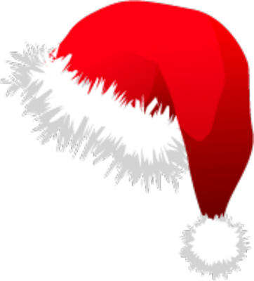 362x400 Santa Hat Cartoon Clip Art