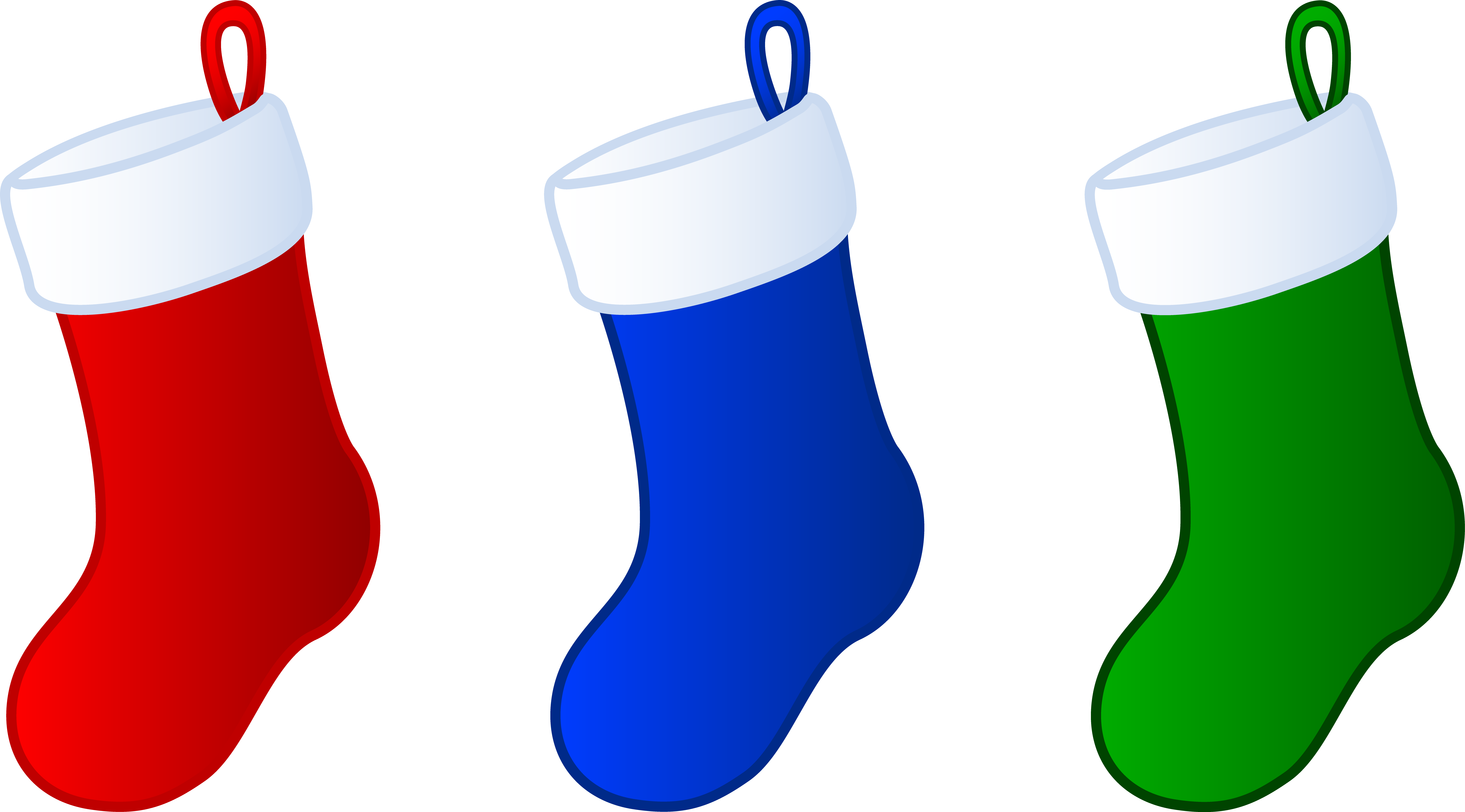 7198x3992 Three Simple Christmas Stockings